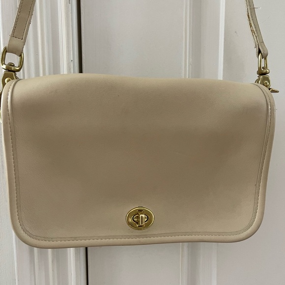 Coach vintage cream bag